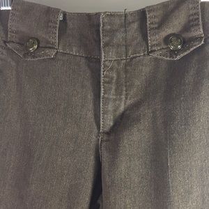 One 5 One Zip Front Brushed Texture Pants Size 8